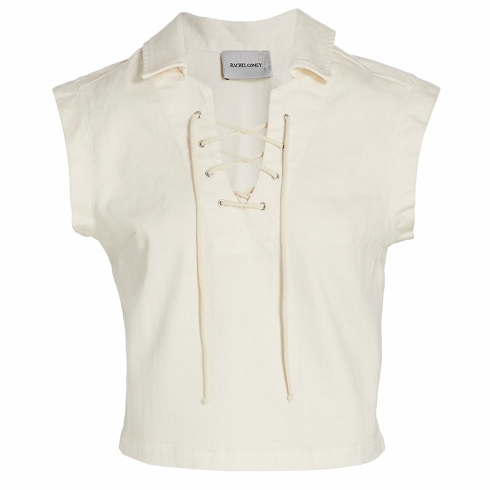 Rachel Comey “Nave Lace-Up Top"